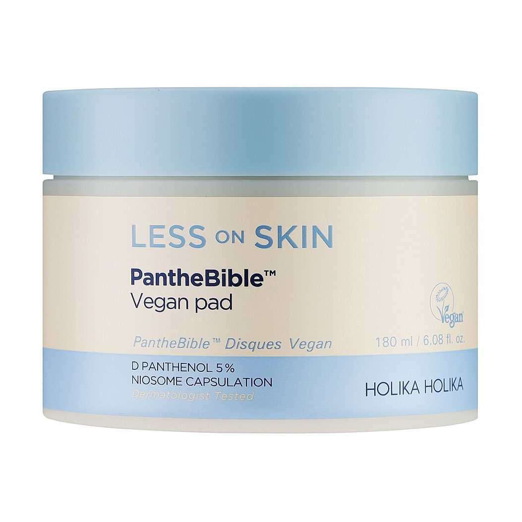 Пади для обличчя Holika Holika Less On Skin PantheBible Vegan Pad, 180 мл